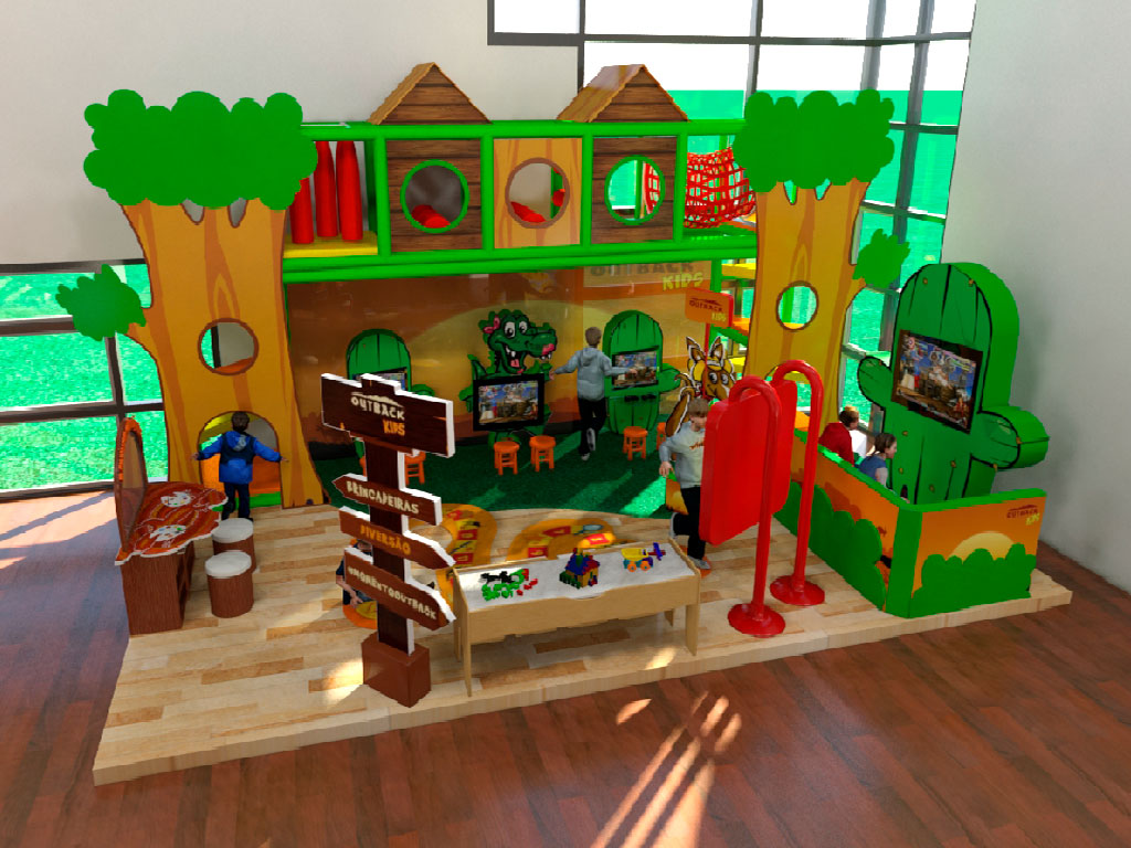 Área Kids do Restaurante Outback