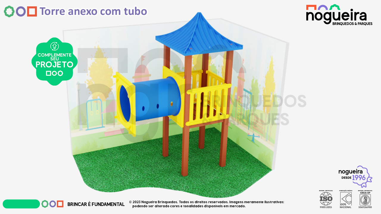 torre com tubo